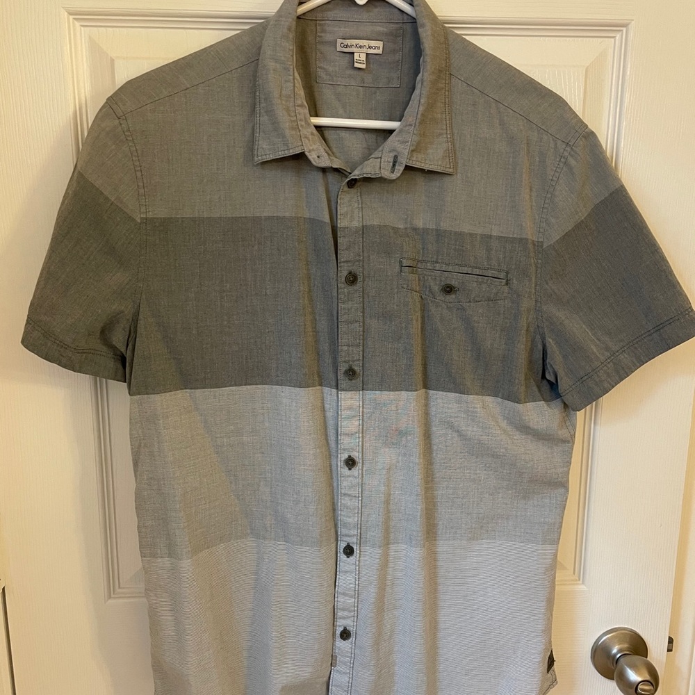 Calvin Klein Jeans Short Sleeve Button Down